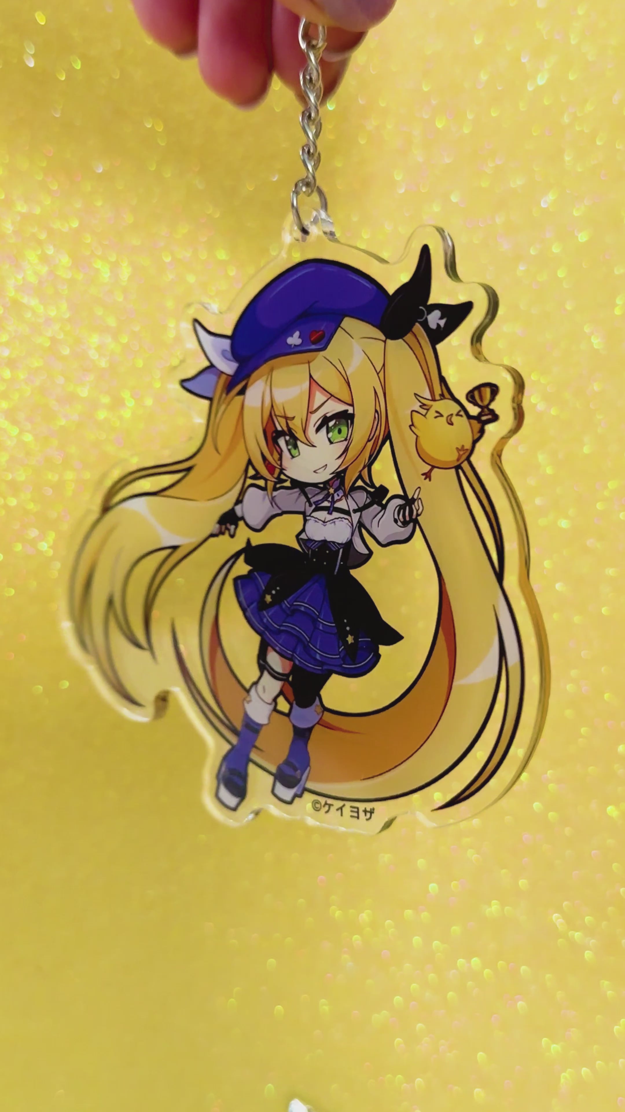 Vtuber - Dokibird 3.5" (Double Sided) Acrylic Charm